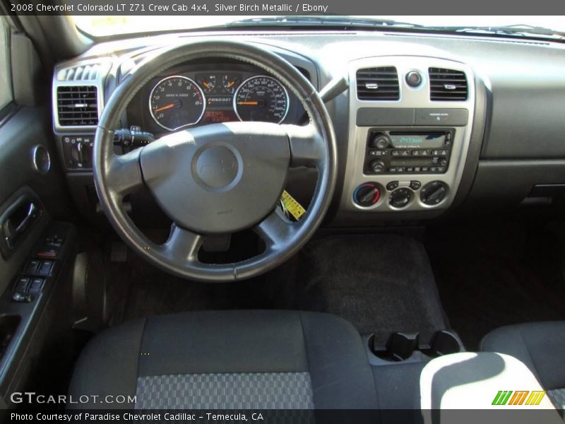 Silver Birch Metallic / Ebony 2008 Chevrolet Colorado LT Z71 Crew Cab 4x4