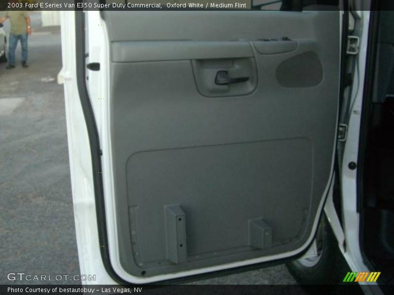 Oxford White / Medium Flint 2003 Ford E Series Van E350 Super Duty Commercial