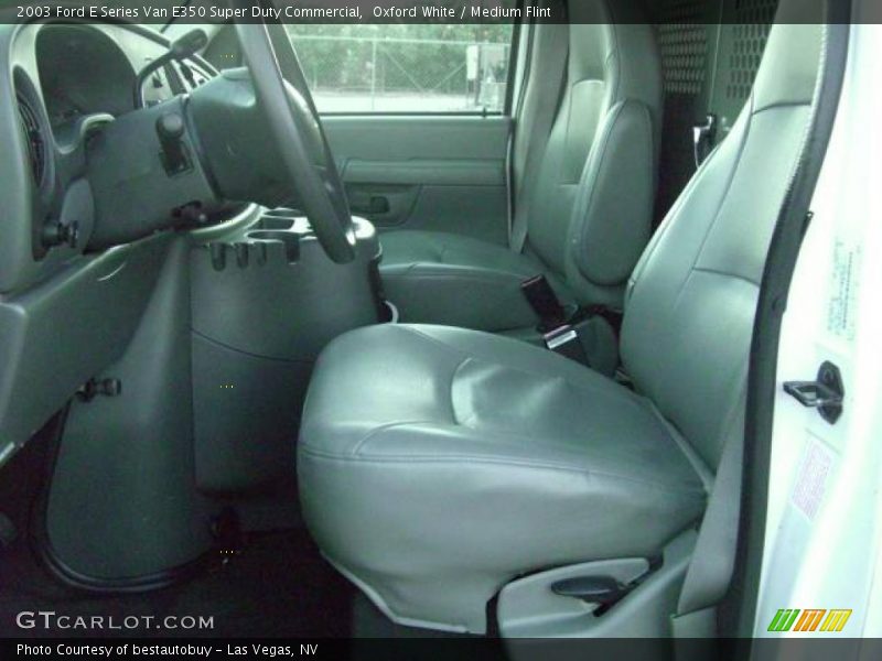 Oxford White / Medium Flint 2003 Ford E Series Van E350 Super Duty Commercial