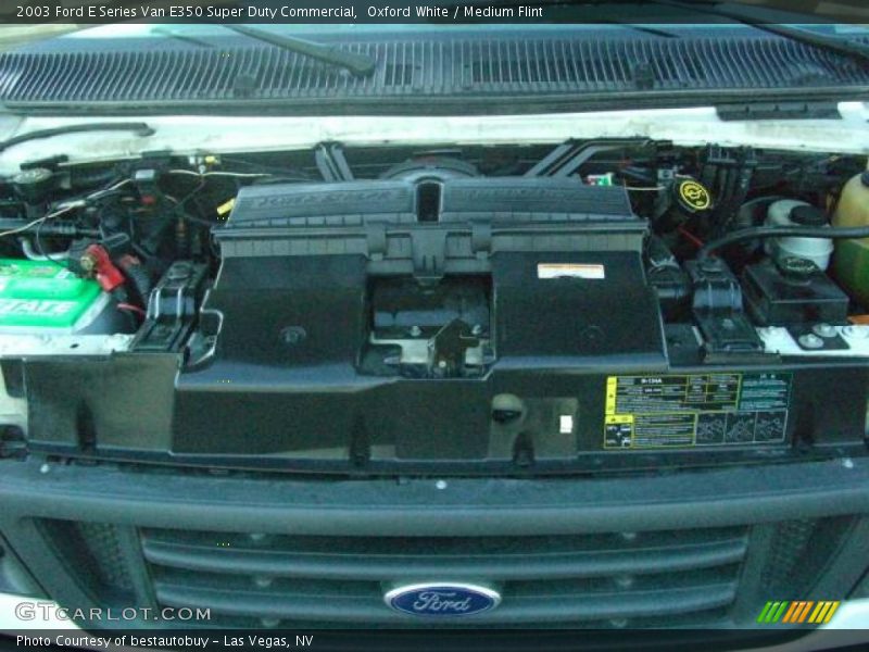 Oxford White / Medium Flint 2003 Ford E Series Van E350 Super Duty Commercial