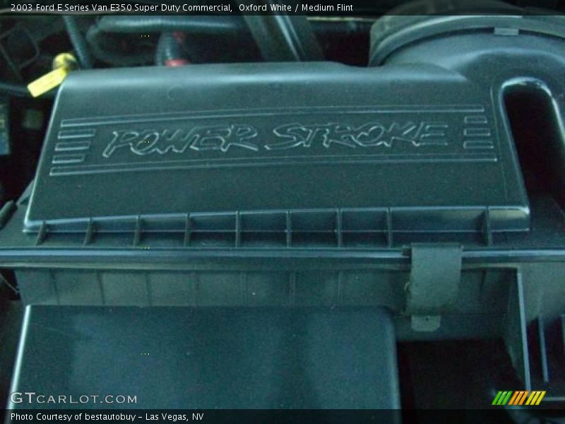 Oxford White / Medium Flint 2003 Ford E Series Van E350 Super Duty Commercial