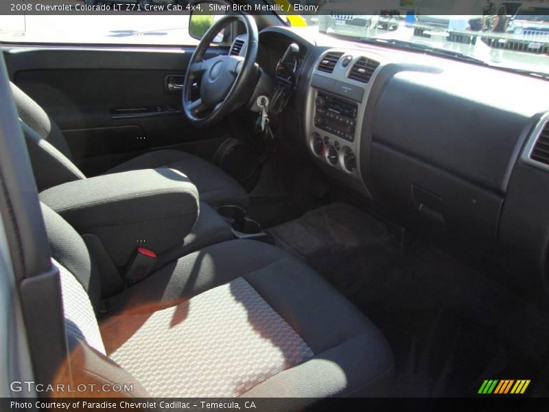 Silver Birch Metallic / Ebony 2008 Chevrolet Colorado LT Z71 Crew Cab 4x4