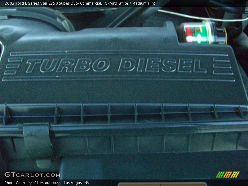 Oxford White / Medium Flint 2003 Ford E Series Van E350 Super Duty Commercial