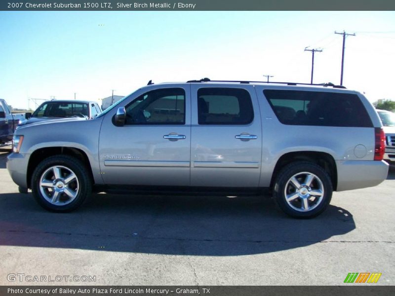 Silver Birch Metallic / Ebony 2007 Chevrolet Suburban 1500 LTZ