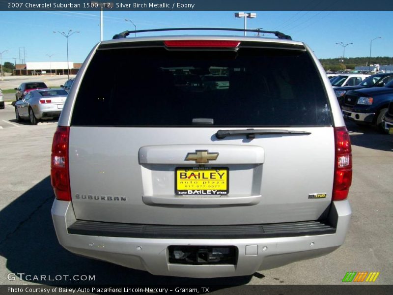 Silver Birch Metallic / Ebony 2007 Chevrolet Suburban 1500 LTZ