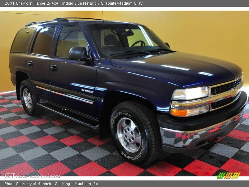 Indigo Blue Metallic / Graphite/Medium Gray 2001 Chevrolet Tahoe LS 4x4