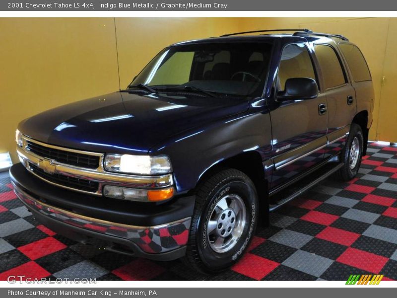 Indigo Blue Metallic / Graphite/Medium Gray 2001 Chevrolet Tahoe LS 4x4