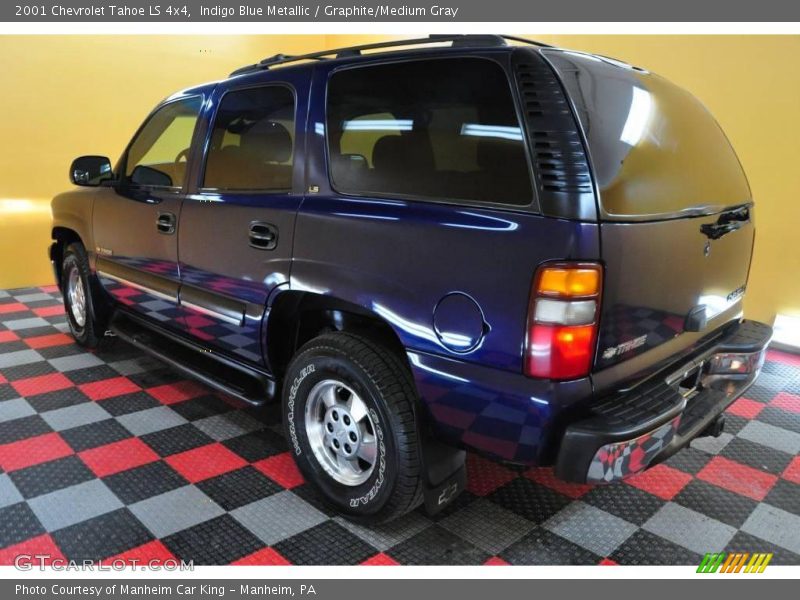 Indigo Blue Metallic / Graphite/Medium Gray 2001 Chevrolet Tahoe LS 4x4