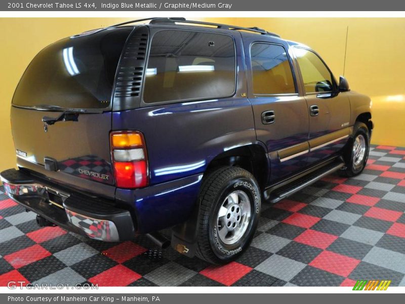 Indigo Blue Metallic / Graphite/Medium Gray 2001 Chevrolet Tahoe LS 4x4