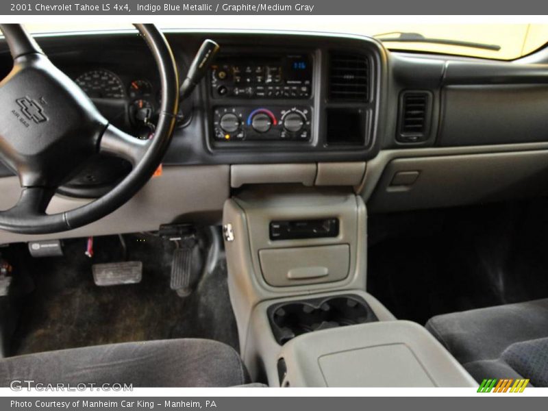 Indigo Blue Metallic / Graphite/Medium Gray 2001 Chevrolet Tahoe LS 4x4