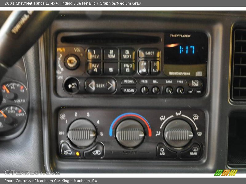 Indigo Blue Metallic / Graphite/Medium Gray 2001 Chevrolet Tahoe LS 4x4