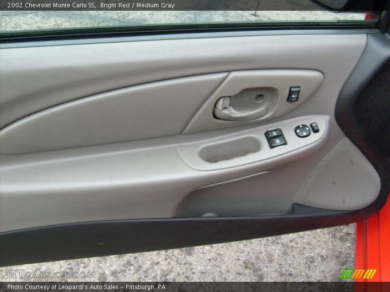 Bright Red / Medium Gray 2002 Chevrolet Monte Carlo SS