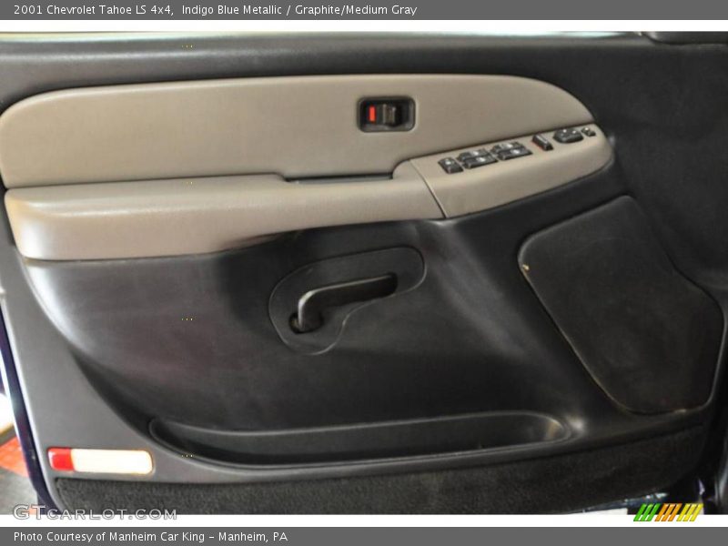 Indigo Blue Metallic / Graphite/Medium Gray 2001 Chevrolet Tahoe LS 4x4
