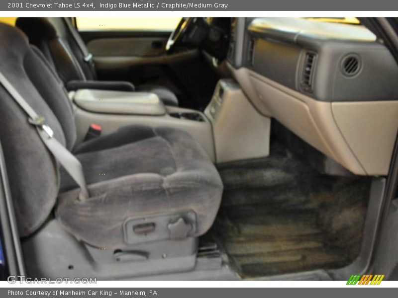 Indigo Blue Metallic / Graphite/Medium Gray 2001 Chevrolet Tahoe LS 4x4