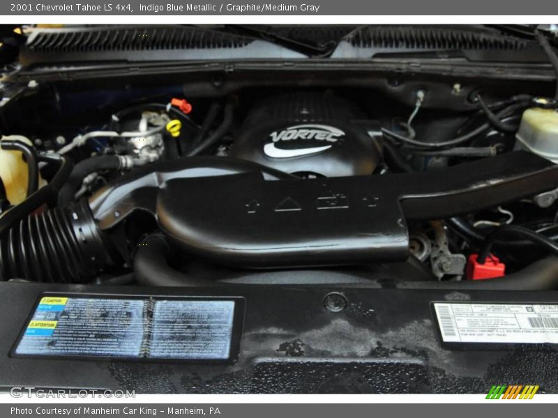Indigo Blue Metallic / Graphite/Medium Gray 2001 Chevrolet Tahoe LS 4x4