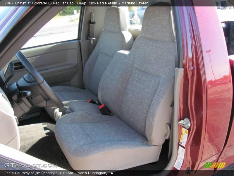 Deep Ruby Red Metallic / Medium Pewter 2007 Chevrolet Colorado LS Regular Cab