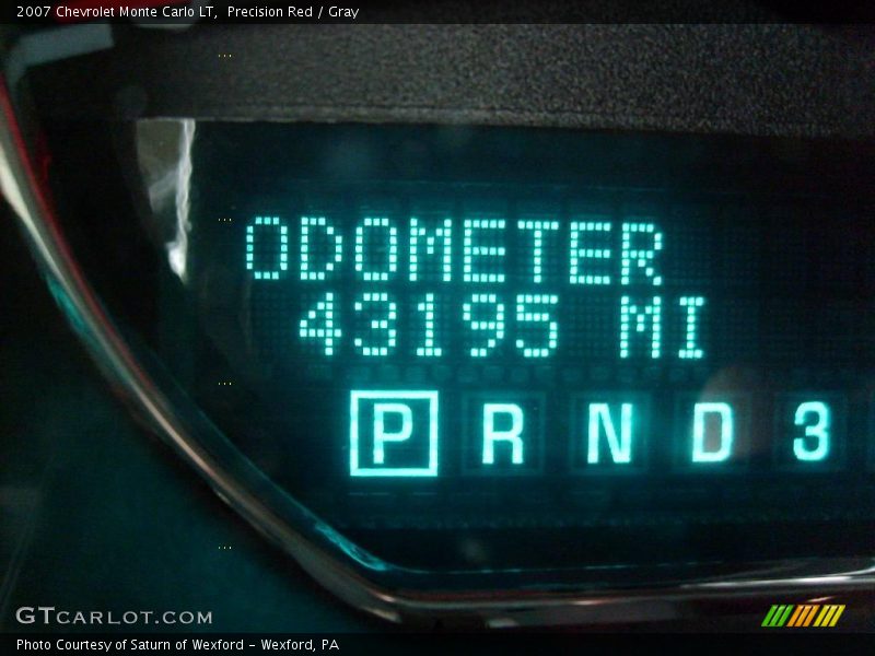 Precision Red / Gray 2007 Chevrolet Monte Carlo LT