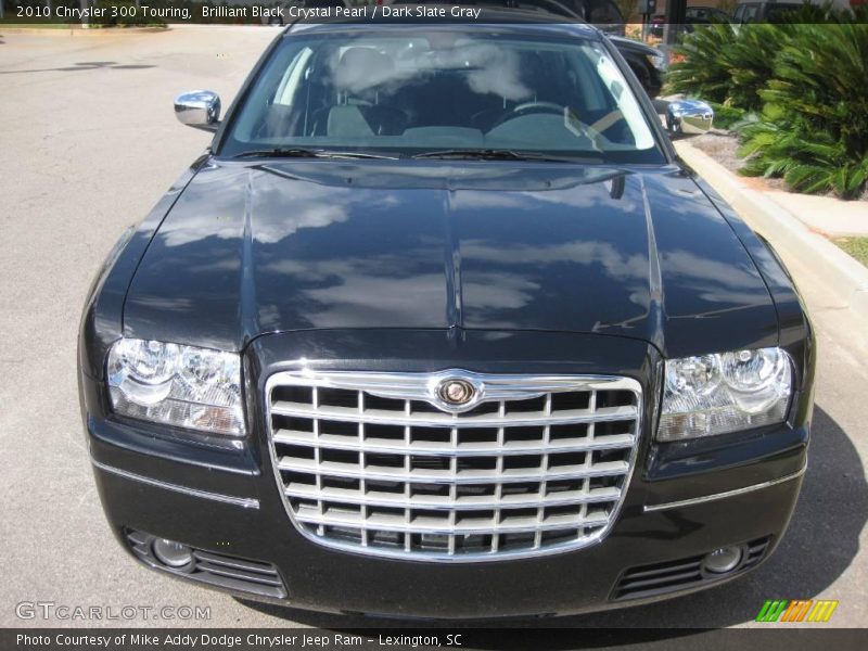Brilliant Black Crystal Pearl / Dark Slate Gray 2010 Chrysler 300 Touring