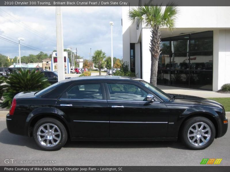 Brilliant Black Crystal Pearl / Dark Slate Gray 2010 Chrysler 300 Touring