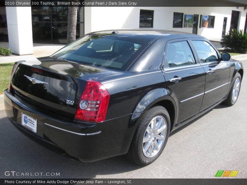 Brilliant Black Crystal Pearl / Dark Slate Gray 2010 Chrysler 300 Touring