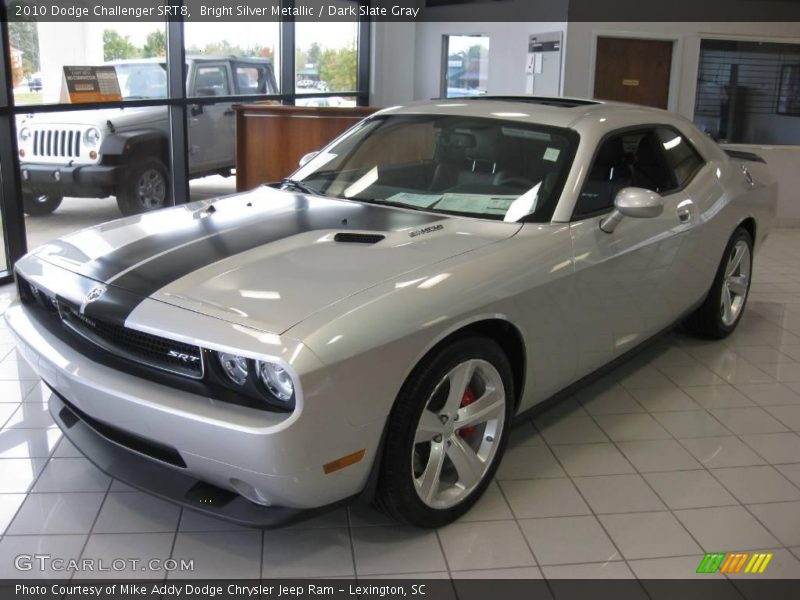 Bright Silver Metallic / Dark Slate Gray 2010 Dodge Challenger SRT8