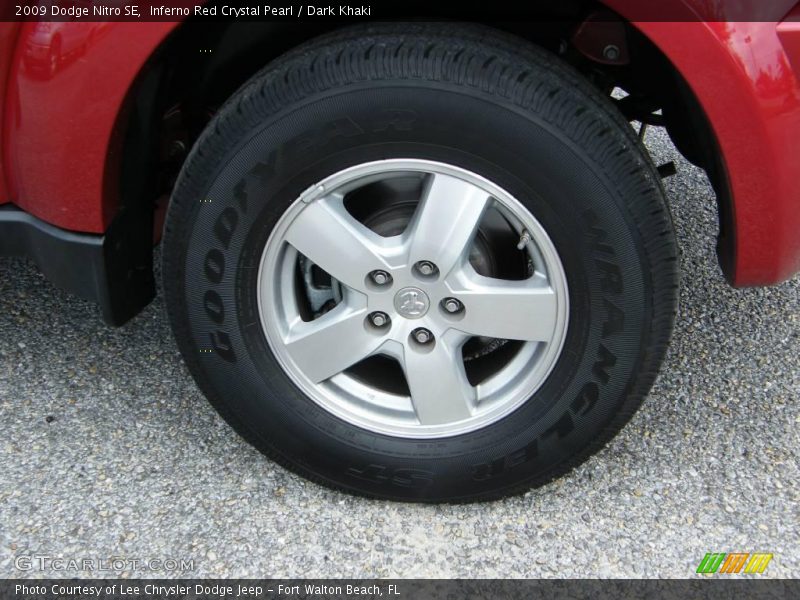 Inferno Red Crystal Pearl / Dark Khaki 2009 Dodge Nitro SE