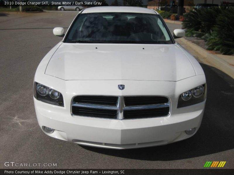 Stone White / Dark Slate Gray 2010 Dodge Charger SXT
