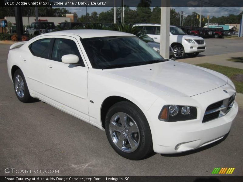 Stone White / Dark Slate Gray 2010 Dodge Charger SXT