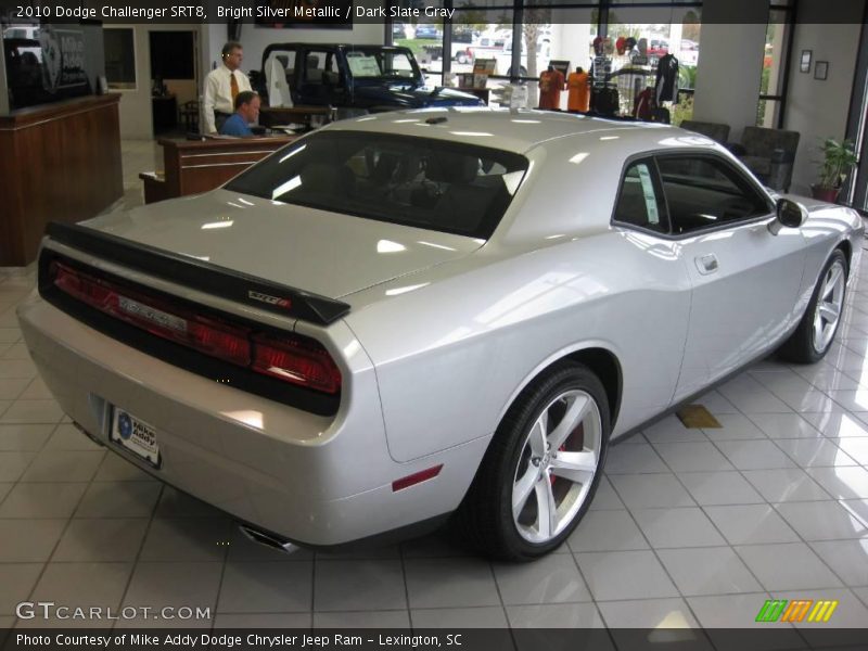 Bright Silver Metallic / Dark Slate Gray 2010 Dodge Challenger SRT8