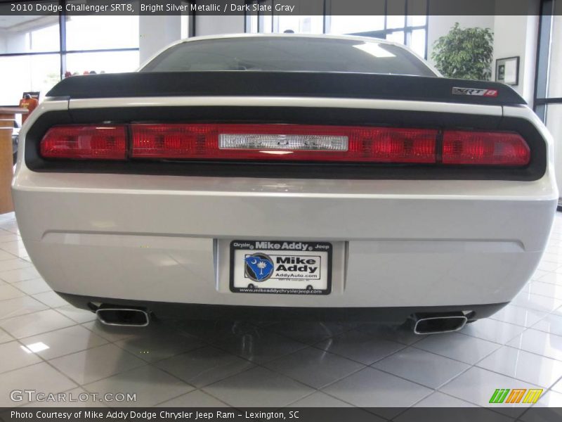 Bright Silver Metallic / Dark Slate Gray 2010 Dodge Challenger SRT8