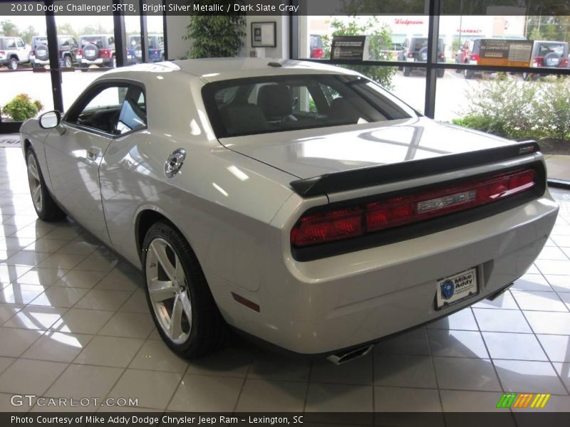 Bright Silver Metallic / Dark Slate Gray 2010 Dodge Challenger SRT8