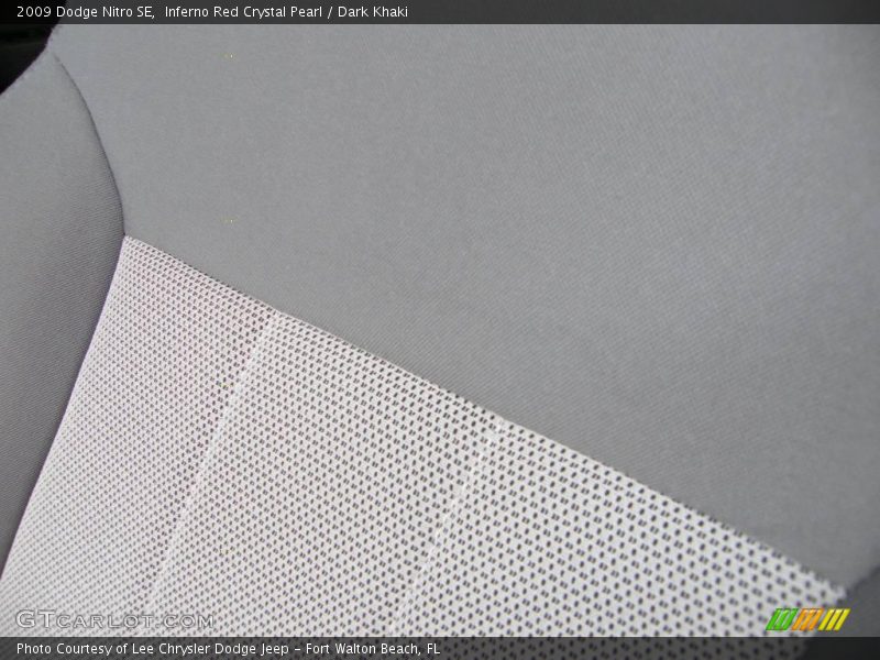 Inferno Red Crystal Pearl / Dark Khaki 2009 Dodge Nitro SE