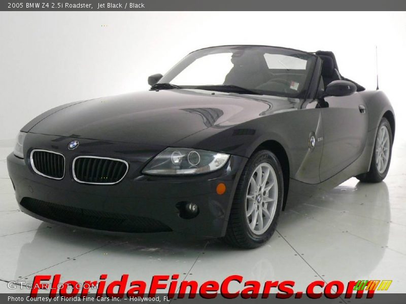 Jet Black / Black 2005 BMW Z4 2.5i Roadster