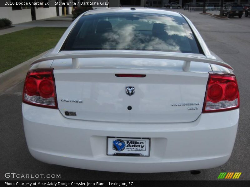 Stone White / Dark Slate Gray 2010 Dodge Charger SXT