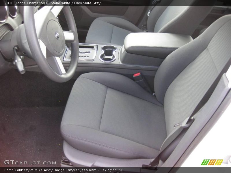 Stone White / Dark Slate Gray 2010 Dodge Charger SXT