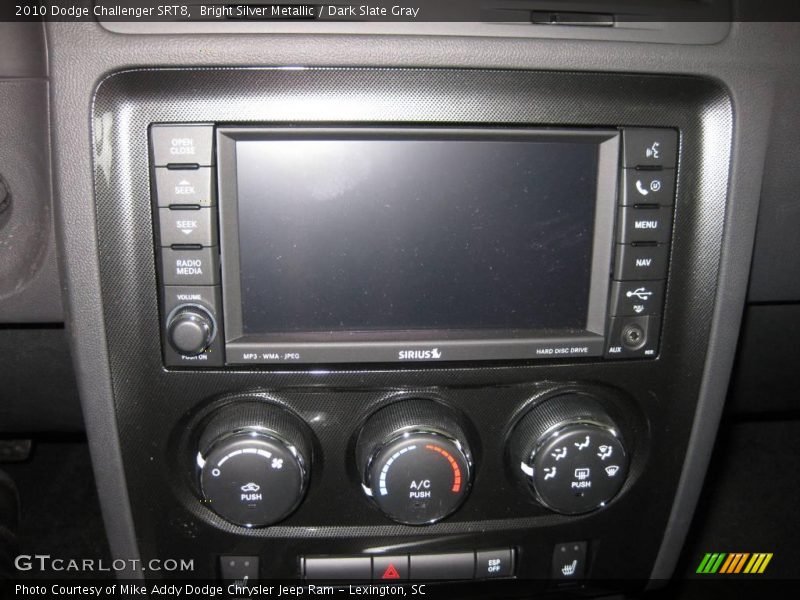 Bright Silver Metallic / Dark Slate Gray 2010 Dodge Challenger SRT8