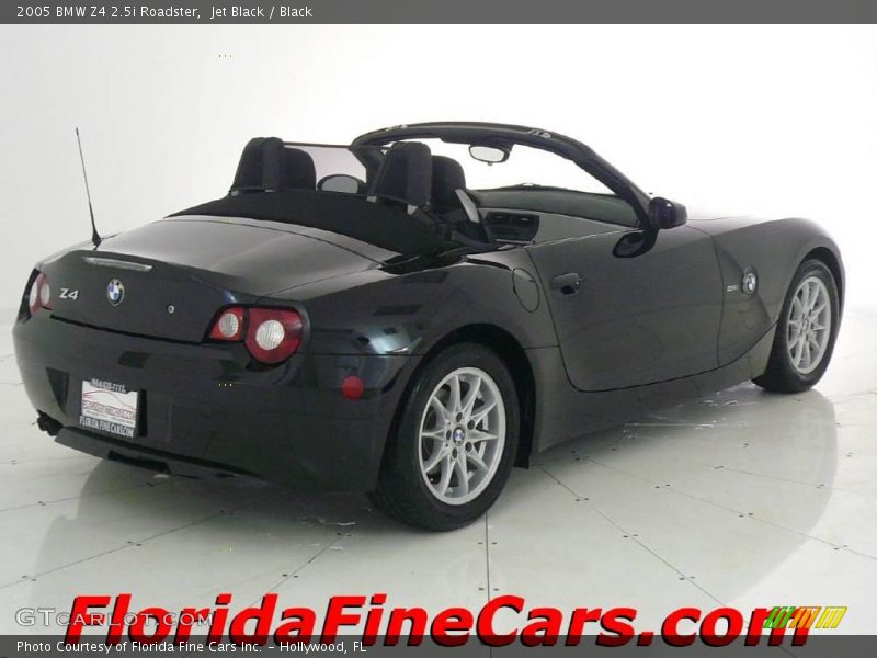 Jet Black / Black 2005 BMW Z4 2.5i Roadster