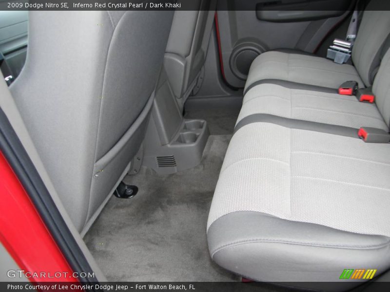 Inferno Red Crystal Pearl / Dark Khaki 2009 Dodge Nitro SE