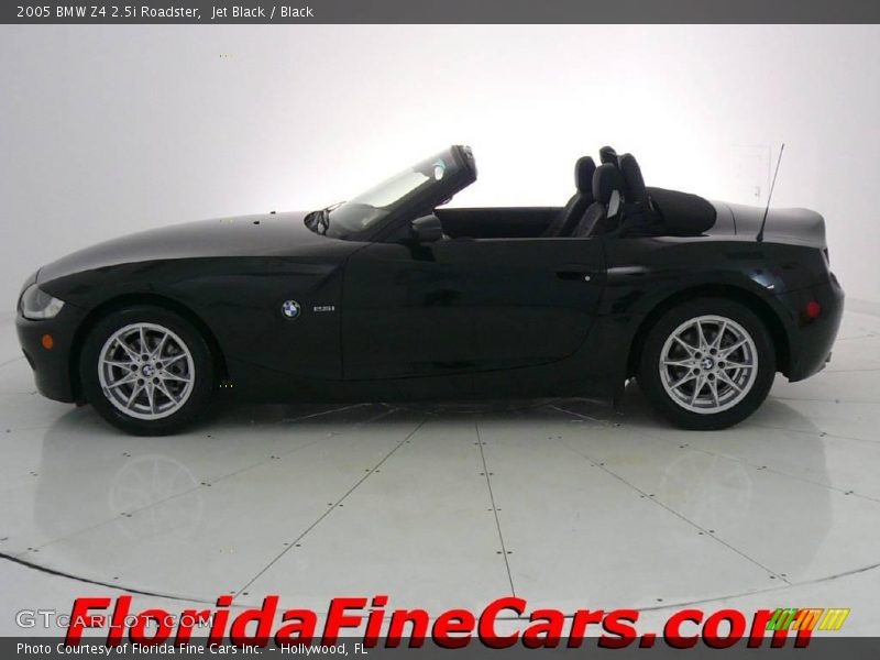Jet Black / Black 2005 BMW Z4 2.5i Roadster