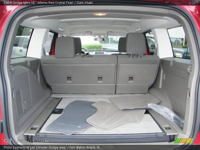 Inferno Red Crystal Pearl / Dark Khaki 2009 Dodge Nitro SE