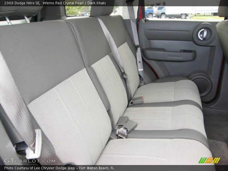 Inferno Red Crystal Pearl / Dark Khaki 2009 Dodge Nitro SE