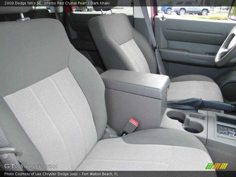 Inferno Red Crystal Pearl / Dark Khaki 2009 Dodge Nitro SE