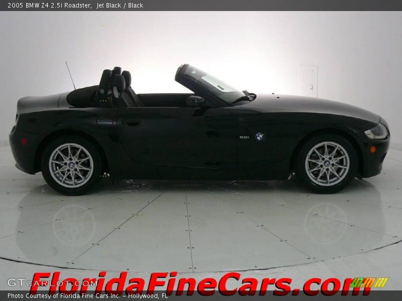 Jet Black / Black 2005 BMW Z4 2.5i Roadster