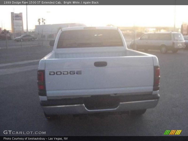 Bright White / Agate Black 1999 Dodge Ram 1500 ST Extended Cab