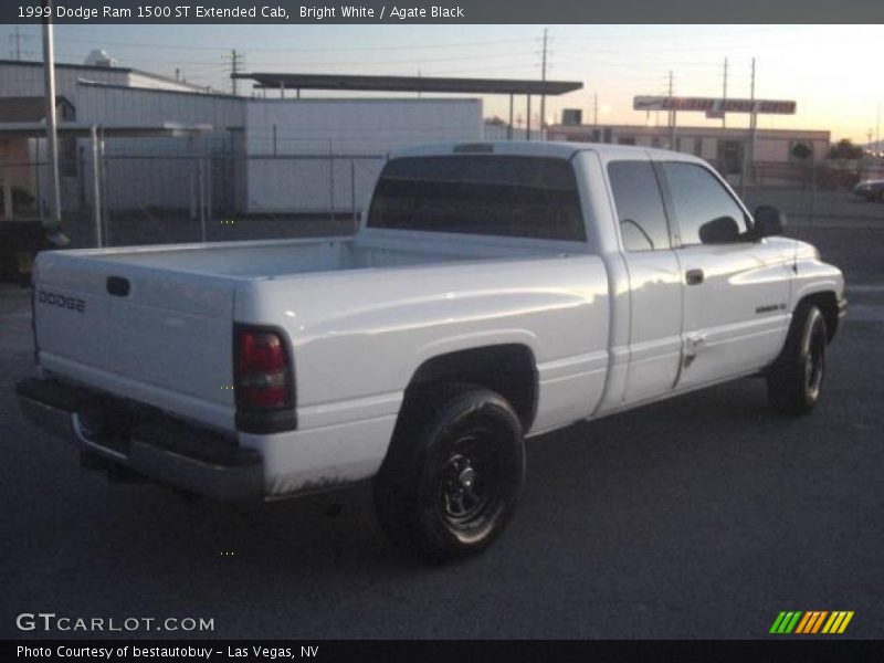 Bright White / Agate Black 1999 Dodge Ram 1500 ST Extended Cab
