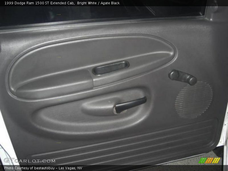 Bright White / Agate Black 1999 Dodge Ram 1500 ST Extended Cab