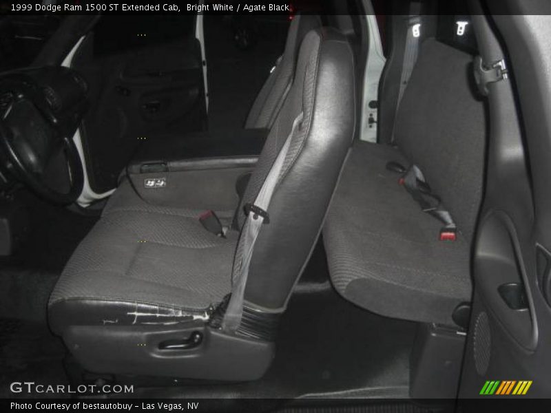 Bright White / Agate Black 1999 Dodge Ram 1500 ST Extended Cab