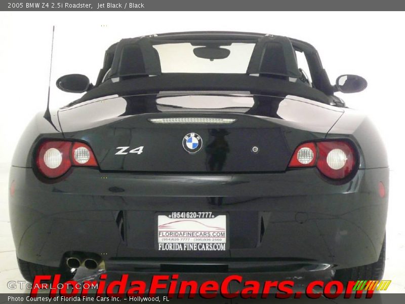 Jet Black / Black 2005 BMW Z4 2.5i Roadster