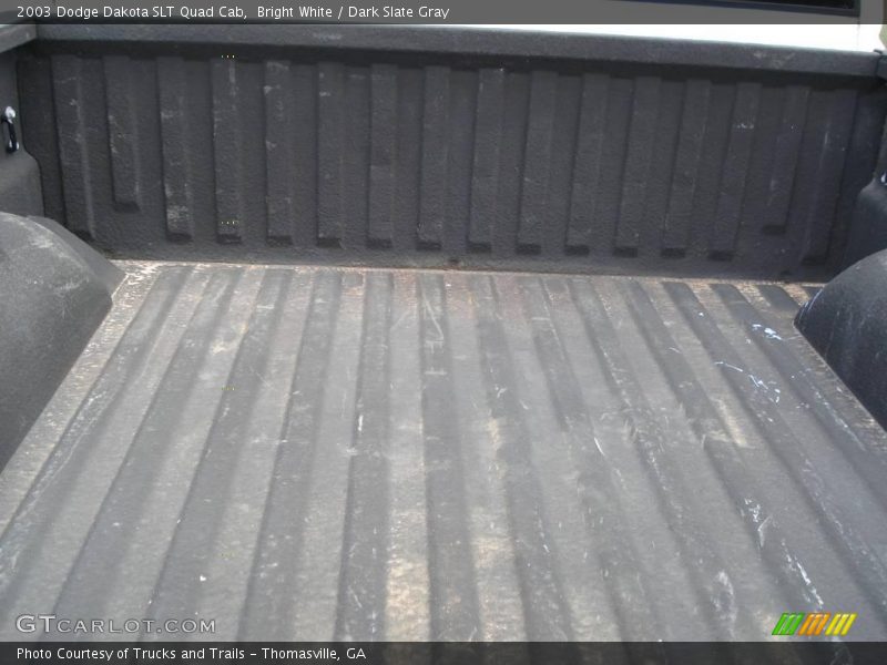 Bright White / Dark Slate Gray 2003 Dodge Dakota SLT Quad Cab