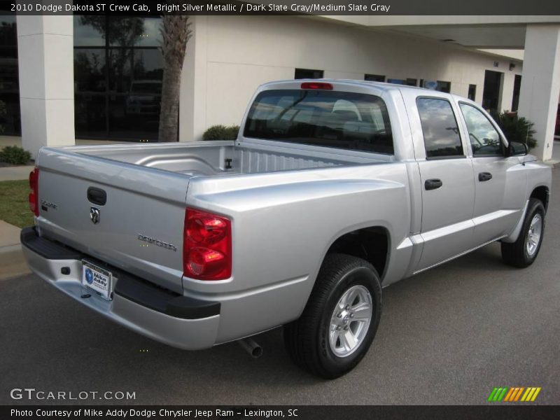 Bright Silver Metallic / Dark Slate Gray/Medium Slate Gray 2010 Dodge Dakota ST Crew Cab